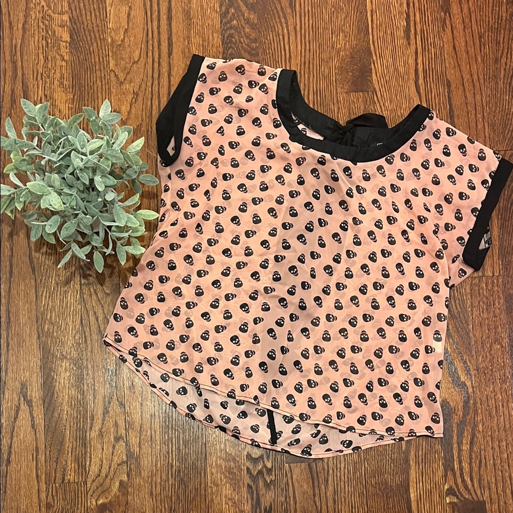 Sheer Skull Top